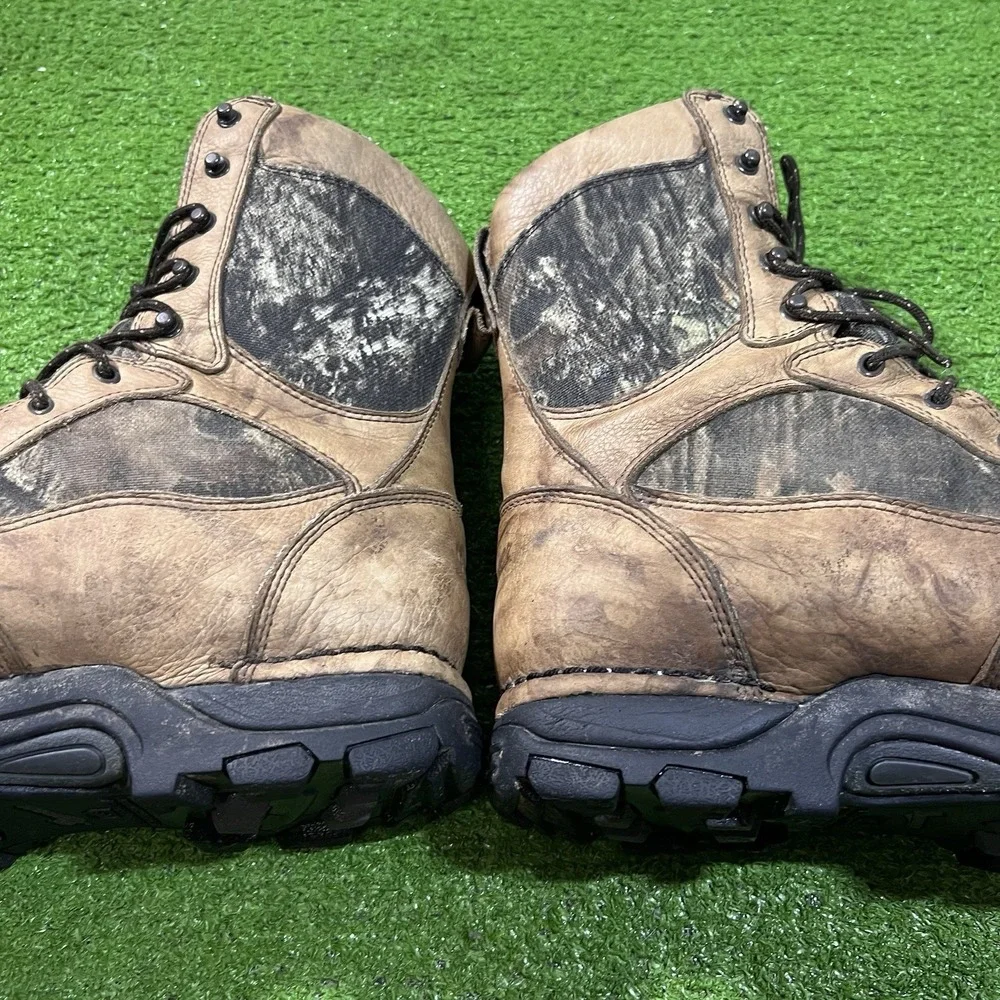 Danner Gore-Tex Hunting Boots 12 EE (Wide) Leather Camo Canvas Hiking Outdoor